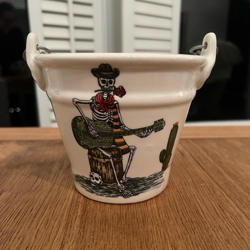 Maxcera "Day of the Dead" Ice Bucket vintage